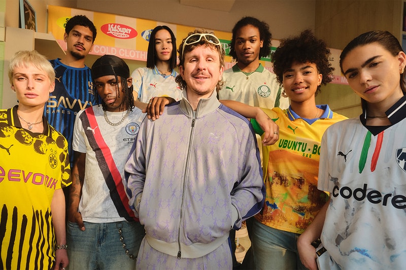 PUMA x KidSuper が 7つの強豪クラブユニフォームをアート化