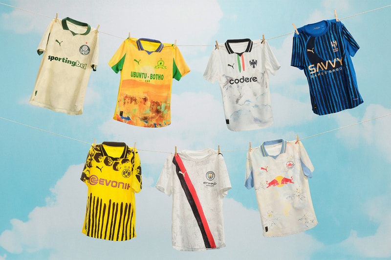 PUMA x KidSuper が 7つの強豪クラブユニフォームをアート化