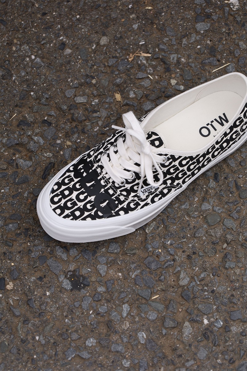 CDG から OTW バイ ヴァンズとのコラボ オーセンティックが発売 CDG OTW by Vans AUTHENTIC 