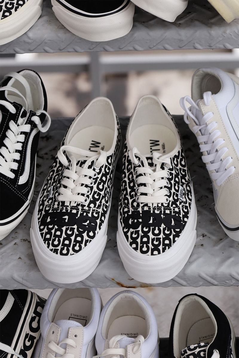 CDG から OTW バイ ヴァンズとのコラボ オーセンティックが発売 CDG OTW by Vans AUTHENTIC 