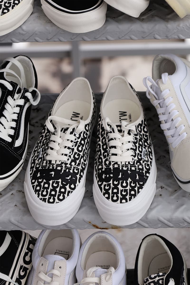 CDG から OTW バイ ヴァンズとのコラボ オーセンティックが発売 CDG OTW by Vans AUTHENTIC