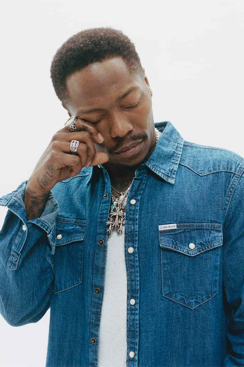 ゲス ジーンズがターンスタイルのベーシスト フランツ・ライオンズを起用した最新キャンペーンを発表 TURNSTILE BASSIST, FRANZ LYONS IS TAPPED AS THE FACE OF THE NEXT GUESS JEANS CAMPAIGN