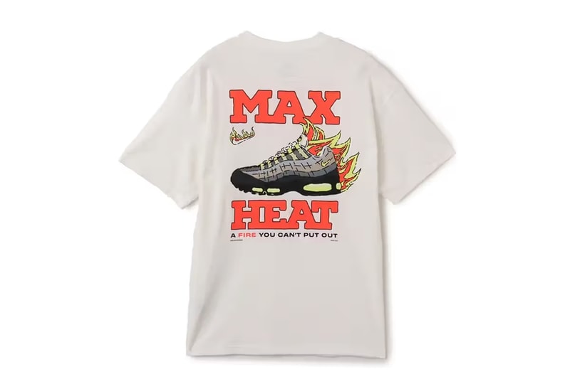 Nike Air Max 95 を大胆にあしらったグラフィック Tシャツがリリース