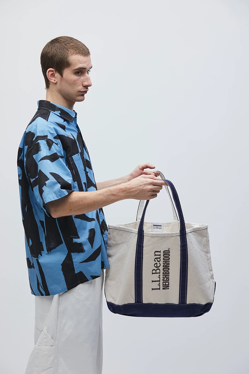 ネイバーフッドxエルエルビーンによるキャンバストートバッグが発売 neighborhood l l bean spring summer ss 25 release info