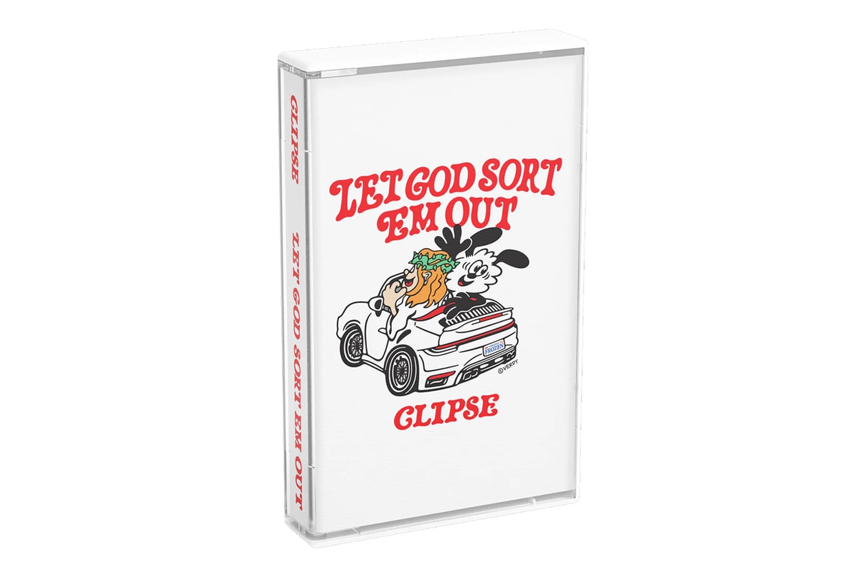 ヴェルディデザインによる クリプス『LET GOD SORT EM OUT』限定アイテムが発売 VERDY x Clipse 『LET GOD SORT EM OUT』release info