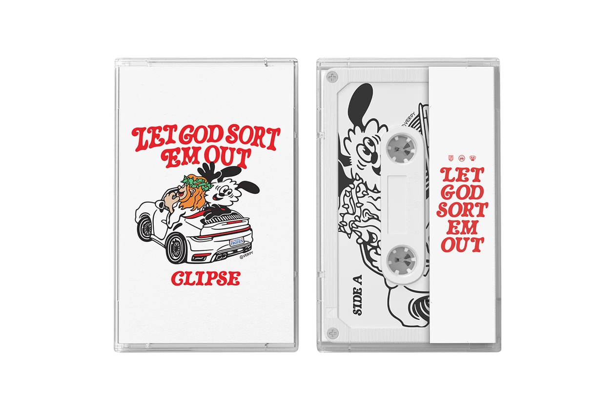 ヴェルディデザインによる クリプス『LET GOD SORT EM OUT』限定アイテムが発売 VERDY x Clipse 『LET GOD SORT EM OUT』release info