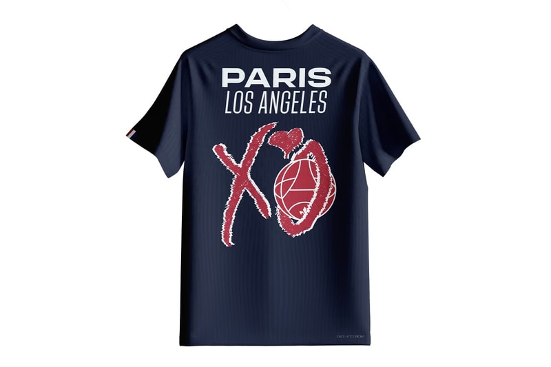 パリサンジェルマンとThe Weekndによるカプセルコレクション paris saint germain and the weeknd unveil xo psg collaboration
