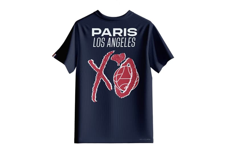 パリサンジェルマンとThe Weekndによるカプセルコレクション paris saint germain and the weeknd unveil xo psg collaboration