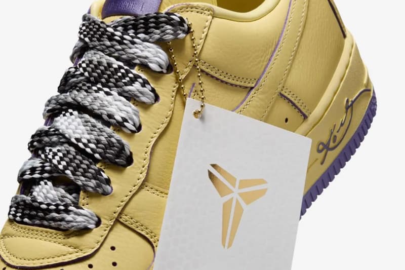 コービー・ブライアント x エアフォース 1 ロー プロトロ “ソフト イエロー” が国内リリース決定 Kobe Bryant x Nike Air Force 1 Low Protro Soft Yellow release info