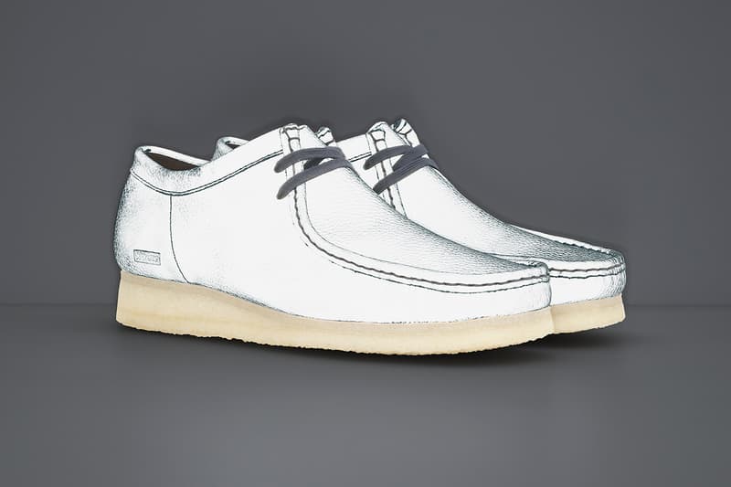 シュプリーム x クラークス オリジナルズからリフレクティブ仕様のワラビーが登場 Supreme Clarks Originals Wallabee 2025 spring release info