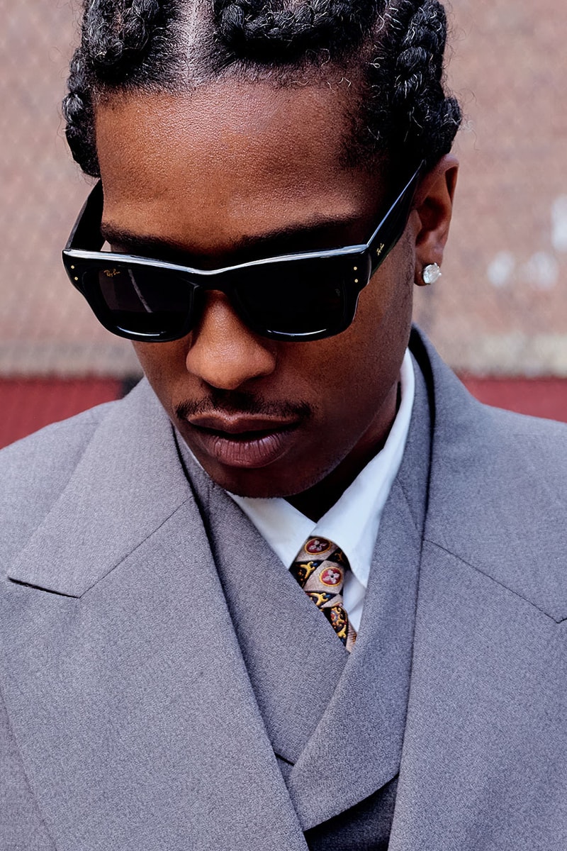 エイサップ・ロッキー x レイバンが最新のコラボモデルを発表 asap rocky ray ban collb the wayfarer puffer release info
