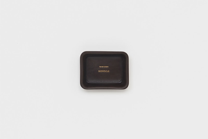 エンダースキーマxモノクルによるレザートレイが発売 hender scheme monocle lether trey release info