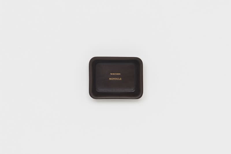 エンダースキーマxモノクルによるレザートレイが発売 hender scheme monocle lether trey release info