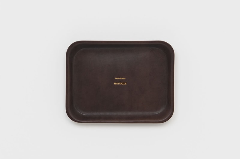 エンダースキーマxモノクルによるレザートレイが発売 hender scheme monocle lether trey release info
