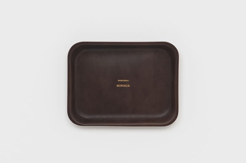エンダースキーマxモノクルによるレザートレイが発売 hender scheme monocle lether trey release info