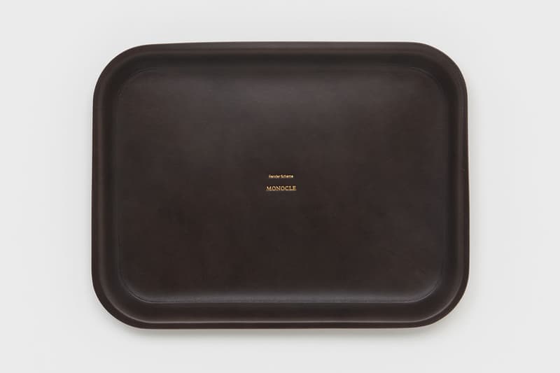 エンダースキーマxモノクルによるレザートレイが発売 hender scheme monocle lether trey release info