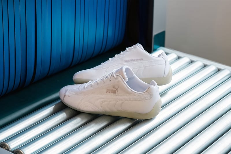 beautiful people が PUMA と atmos とのトリプルコラボ Speedcat を発表