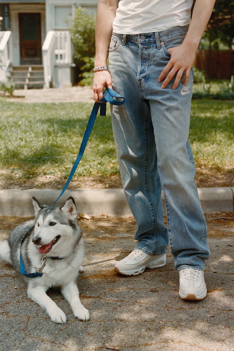 リーバイス x ナイキ エアマックス 95 コレクションが国内発売決定 Levi’s® x Nike Air Max 95 & Trucker Jacket, Baggy jean release info