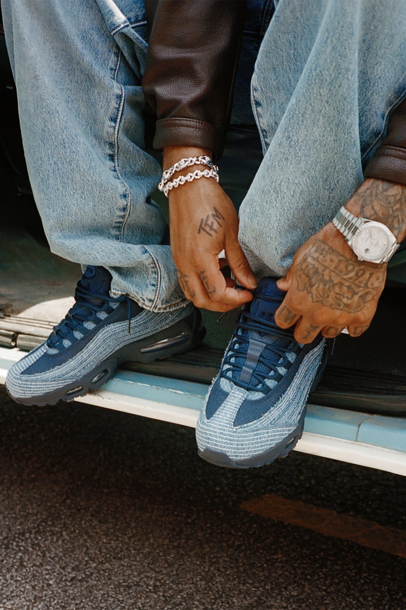 リーバイス x ナイキ エアマックス 95 コレクションが国内発売決定 Levi’s® x Nike Air Max 95 & Trucker Jacket, Baggy jean release info
