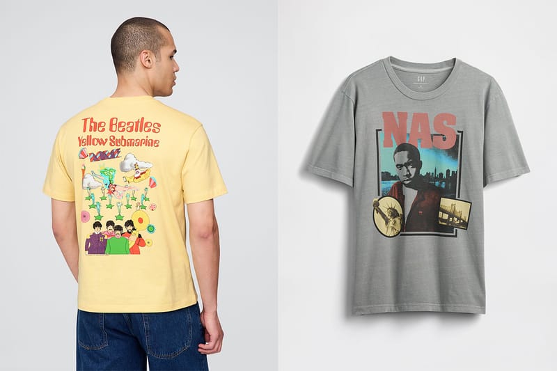 GAP がレジェンドアーティストとの Vintage Music Tees より最新作を発売
