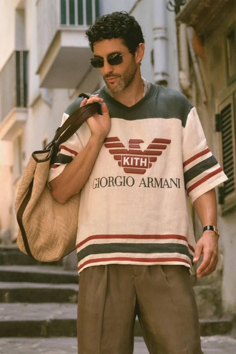ジョルジオ アルマーニ & キス コラボコレクション第2弾が到着 Giorgio Armani x Kith Go Global for Second Collaborative Release  release info nyc italy lookbook  Estate by Giorgio Armani & Kith