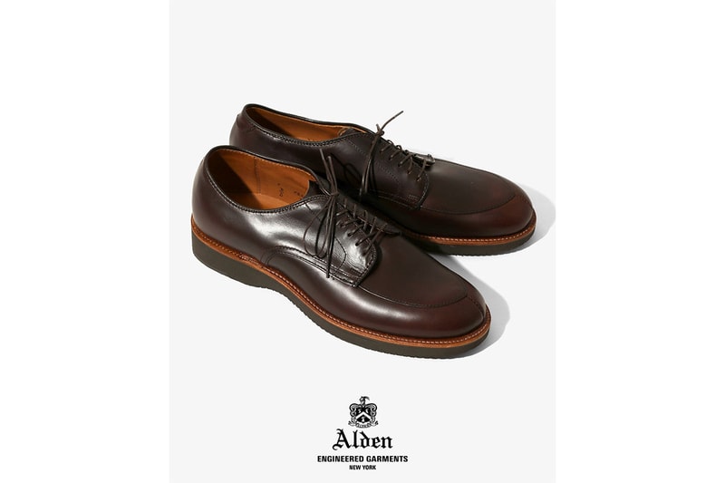オールデンxエンジニアド ガーメンツによる別注モデル2型が登場 alden engineered garments exclusive model release info