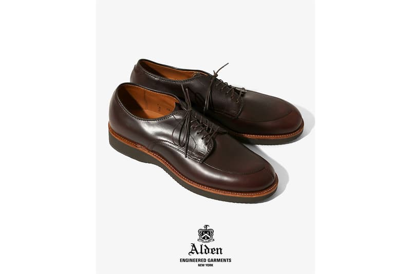 オールデンxエンジニアド ガーメンツによる別注モデル2型が登場 alden engineered garments exclusive model release info
