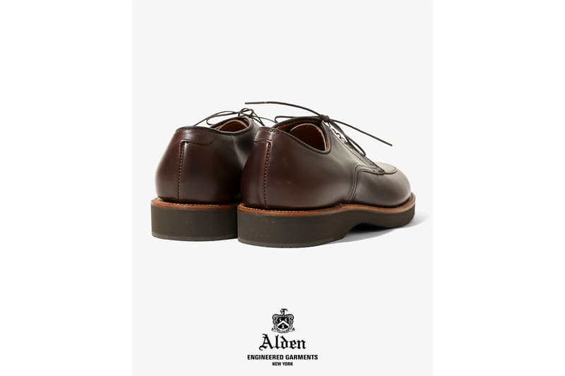 オールデンxエンジニアド ガーメンツによる別注モデル2型が登場 alden engineered garments exclusive model release info