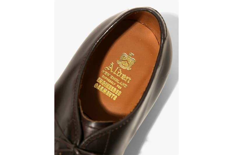 オールデンxエンジニアド ガーメンツによる別注モデル2型が登場 alden engineered garments exclusive model release info