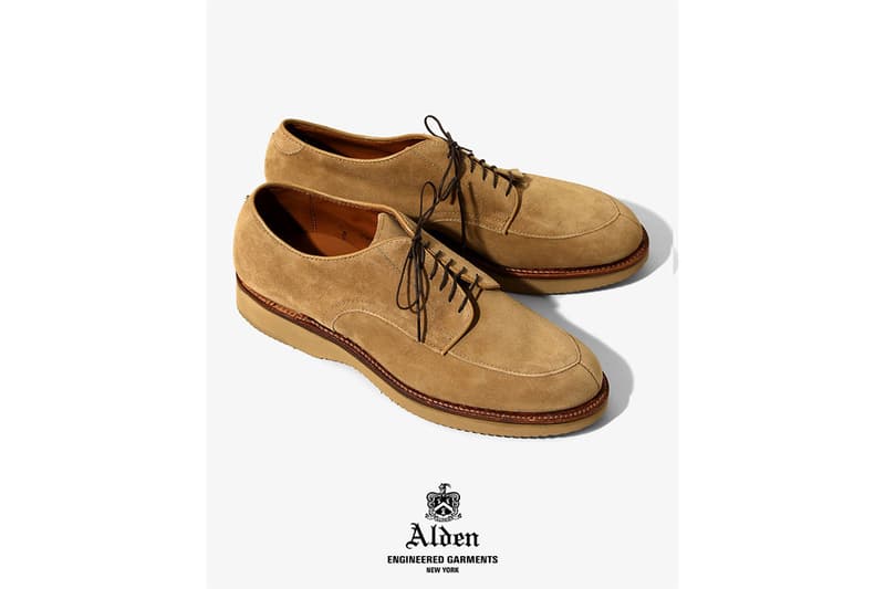 オールデンxエンジニアド ガーメンツによる別注モデル2型が登場 alden engineered garments exclusive model release info