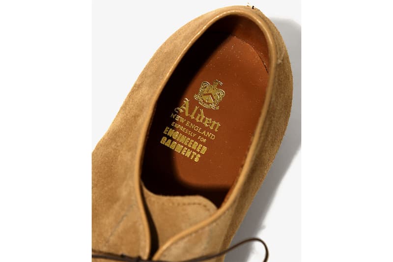 オールデンxエンジニアド ガーメンツによる別注モデル2型が登場 alden engineered garments exclusive model release info