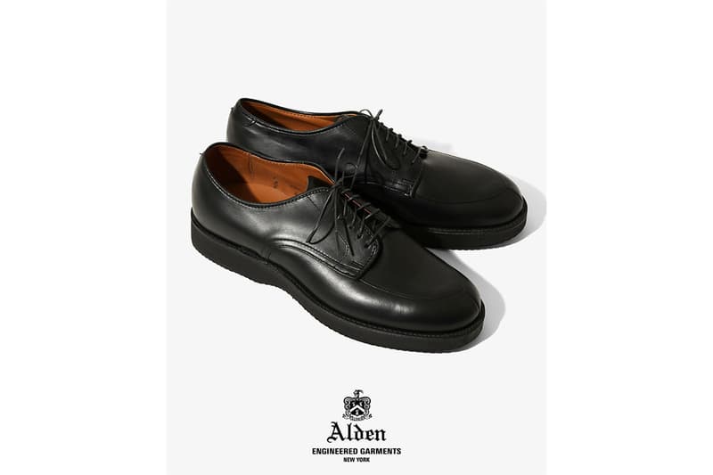 オールデンxエンジニアド ガーメンツによる別注モデル2型が登場 alden engineered garments exclusive model release info