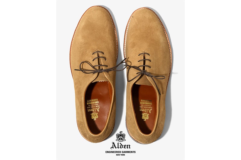 オールデンxエンジニアド ガーメンツによる別注モデル2型が登場 alden engineered garments exclusive model release info