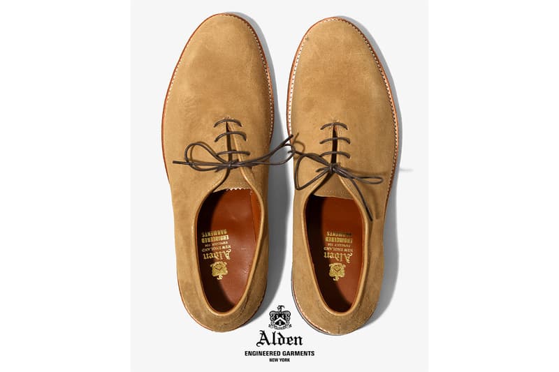 オールデンxエンジニアド ガーメンツによる別注モデル2型が登場 alden engineered garments exclusive model release info
