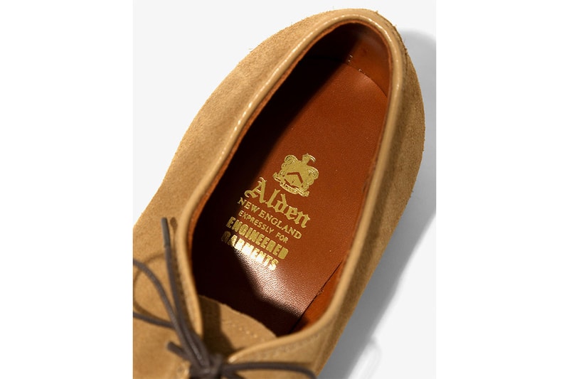 オールデンxエンジニアド ガーメンツによる別注モデル2型が登場 alden engineered garments exclusive model release info