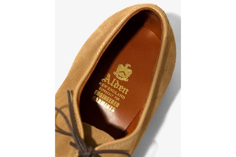 オールデンxエンジニアド ガーメンツによる別注モデル2型が登場 alden engineered garments exclusive model release info