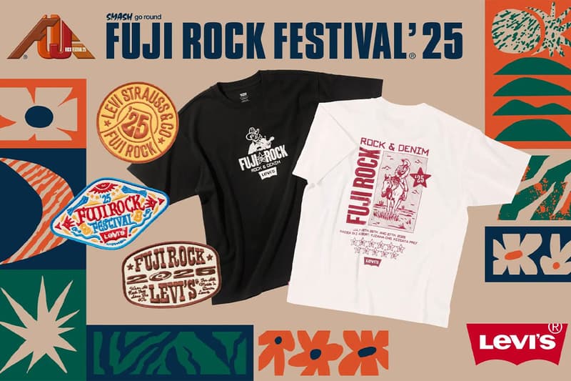 リーバイスがフジロックフェスティバル’25オフィシャルサポーターに levis fuji rock festival 25 official supporter release info