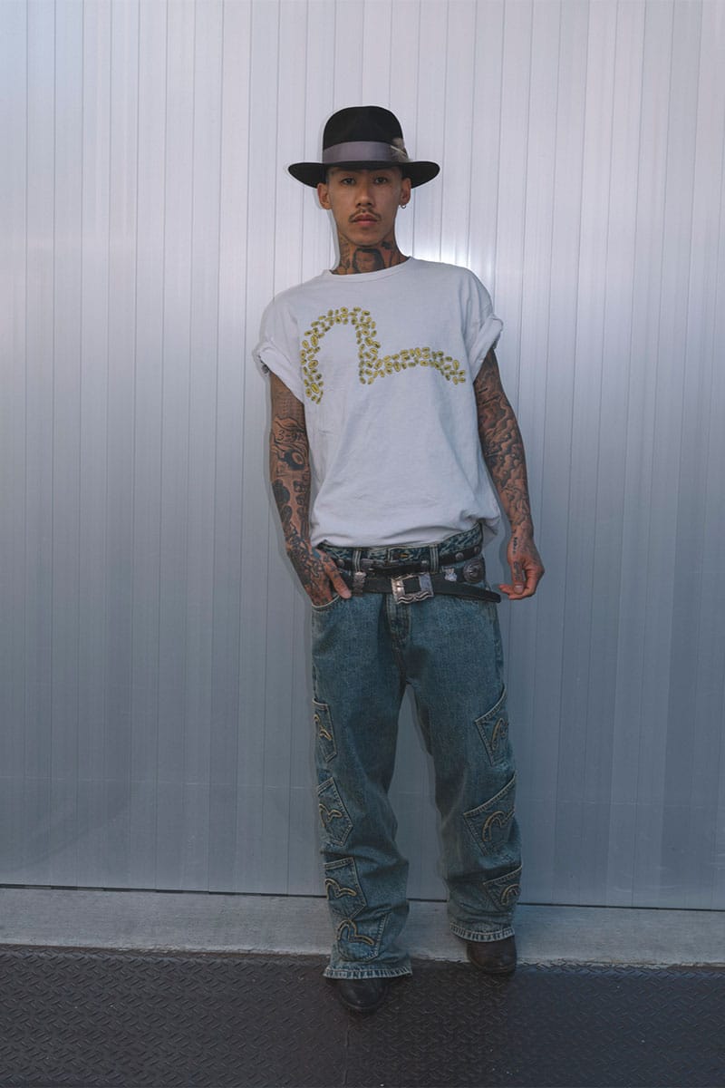 F-LAGSTUF-FとEVISUのコラボレーションアイテムが7月5日に発売 EVISU