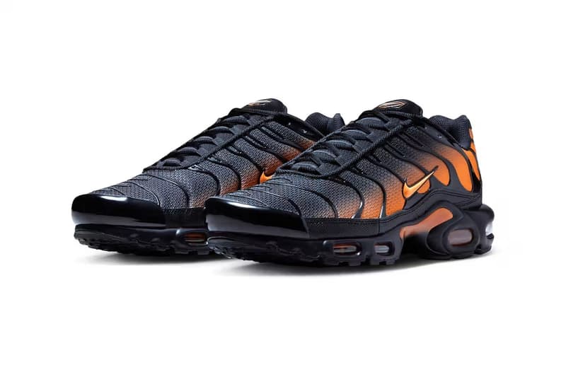 ナイキエアマックスプラス新色“ブラック/トータル オレンジ”が登場 nike air max plus black total orange dm0032 025 release info