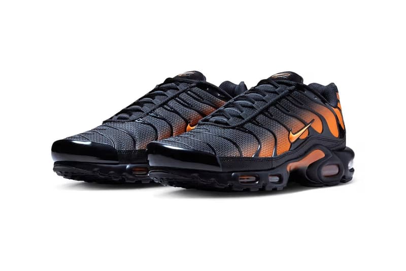 ナイキエアマックスプラス新色“ブラック/トータル オレンジ”が登場 nike air max plus black total orange dm0032 025 release info