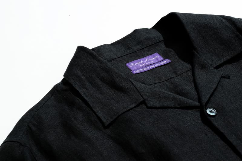 ラルフローレンパープルレーベルとロンハーマンによるシャツが登場 ralph lauren purple label ron herman exclusive model release info