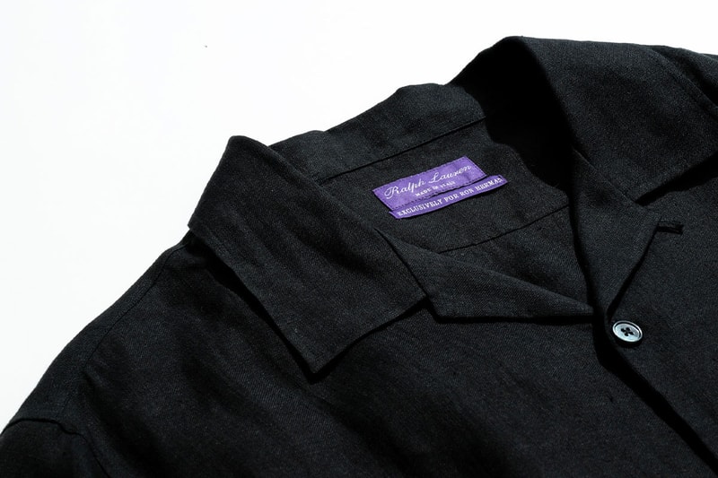 ラルフローレンパープルレーベルとロンハーマンによるシャツが登場 ralph lauren purple label ron herman exclusive model release info