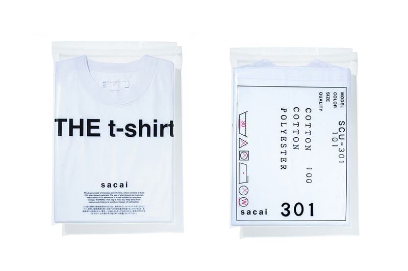 sacai がブランド初となるパックTシャツ THE t-shirt を発売