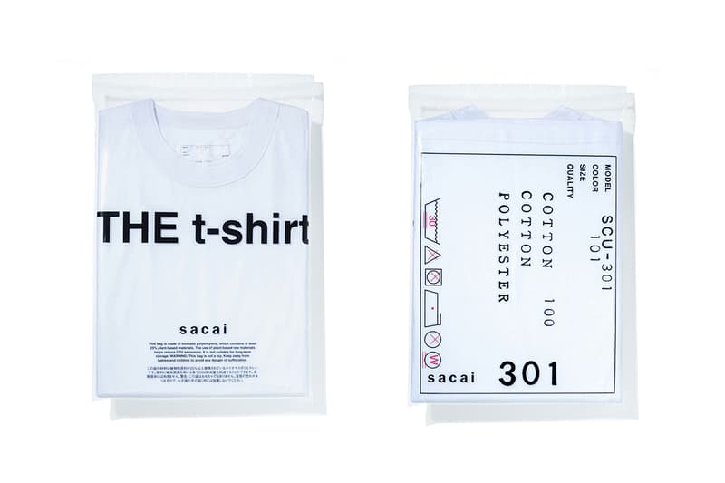 サカイが初のパックTシャツ THE t-shirt を発売 sacai fitrs pack t the t shirt release info