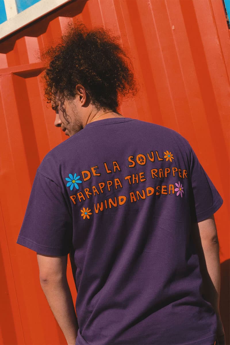 ウィンダンシーxパラッパラッパーxデラソウルのトリプルコラボが実現 wind and sea parappa the rapper de la soul collaboration release info