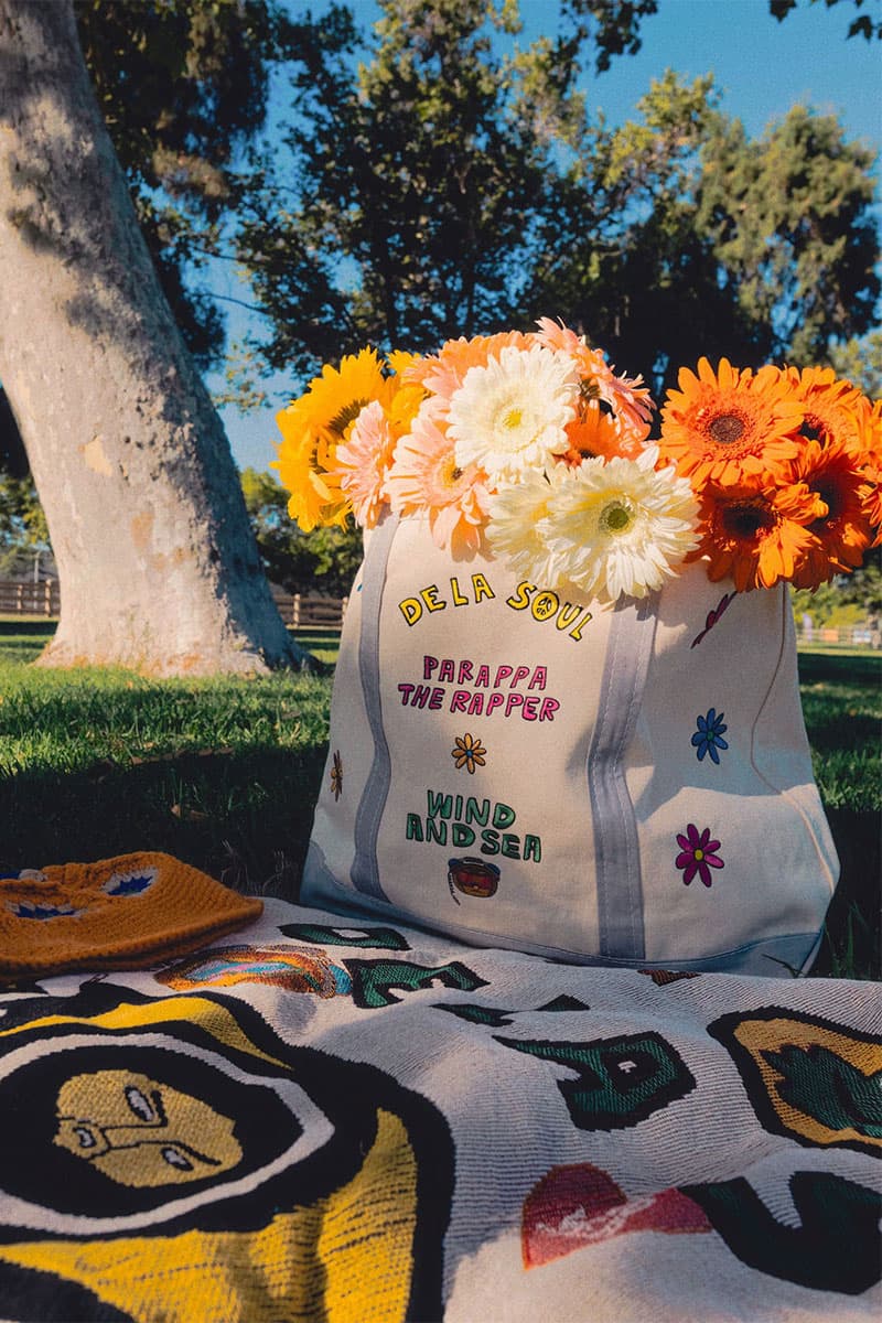 ウィンダンシーxパラッパラッパーxデラソウルのトリプルコラボが実現 wind and sea parappa the rapper de la soul collaboration release info