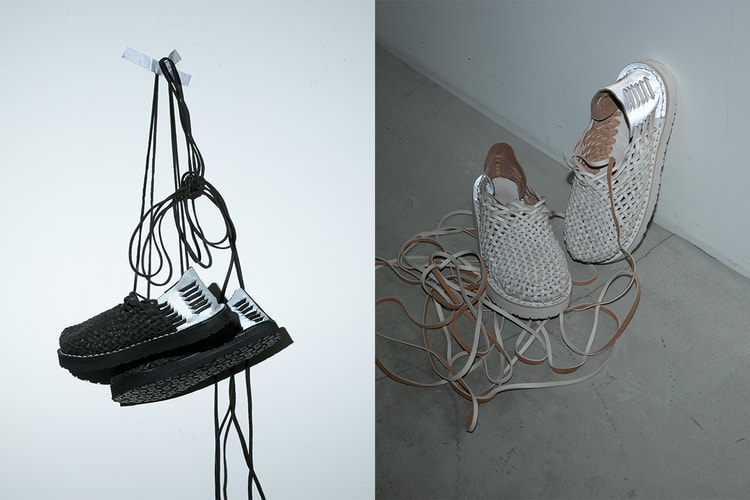 beautiful people x LA BAUME による1本の革紐から作られたサンダルが発売