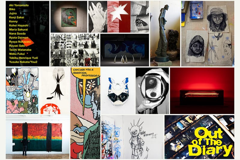 国内の次世代アーティストによるグループショー “Out Of The Diary” を開催