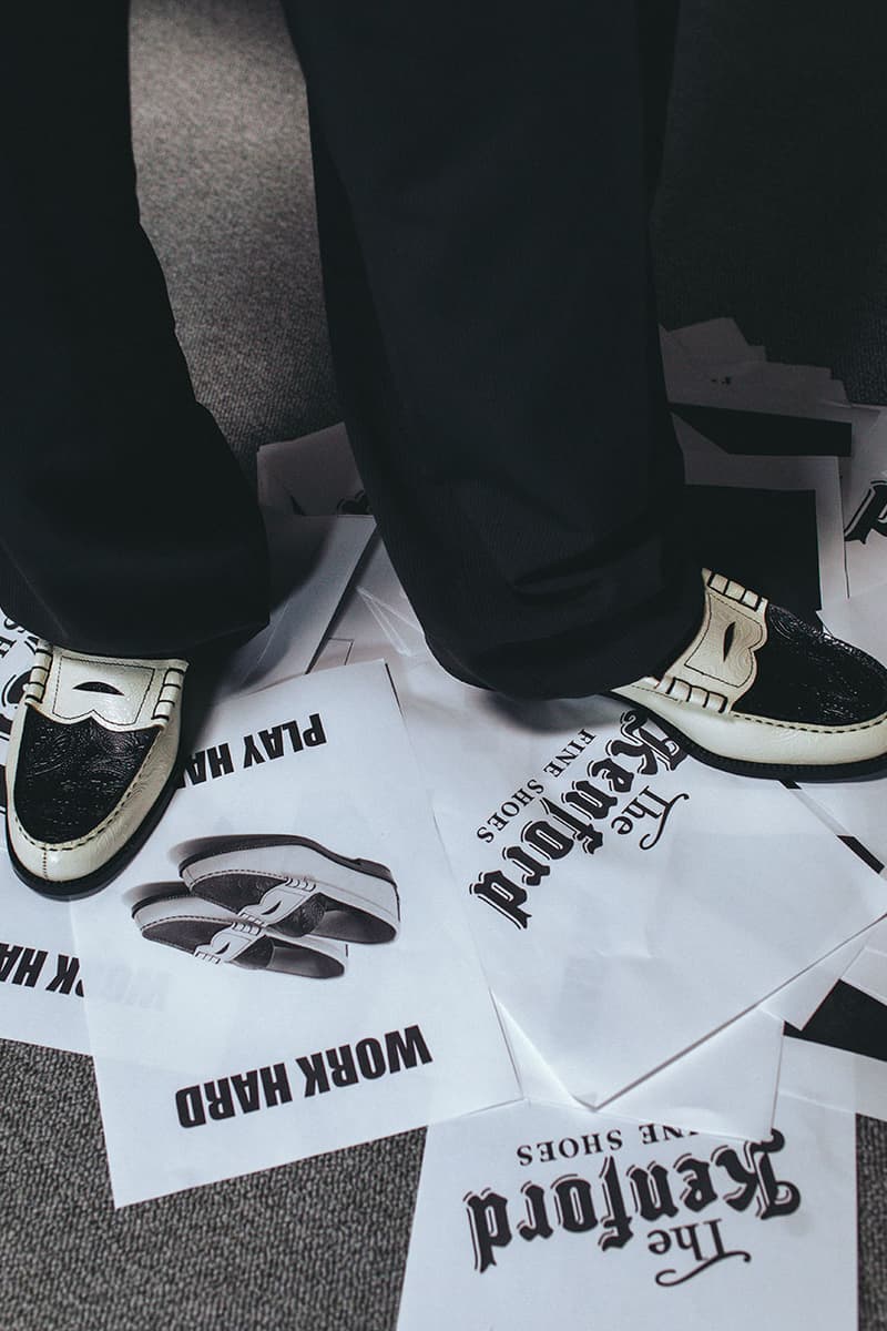 ケンフォード ファインシューズが2025年夏シーズンのセカンドデリバリーを発表 the kenford fineshoes zodiac collb white black paisley loafers isetan popup news