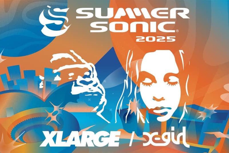 エクストララージxエックスガールxサマソニ2025限定Tシャツ xlarge x girl summer sonic 2025 t release info